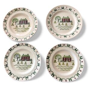 Poppytrail Metlox Pottery Homestead Salad Plates Vintage